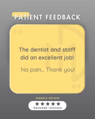 We’re so grateful for this 5-star review from one of our valued patients at Meliora Dental! ⭐⭐⭐⭐⭐

Our patient mentioned how pleased they were with the care they received, highlighting the thorough consultation and friendly, professional staff. We’re committed to ensuring every patient’s visit is as comfortable and effective as possible.

Thank you for choosing Meliora Dental for your oral health needs! 😁✨

#MelioraDental #PatientCare #FiveStarReview #HealthySmiles #DentalCare #LeedsDentist #ExpertCare #SmileBrighter #BestDentistInLeeds #CustomerSatisfaction