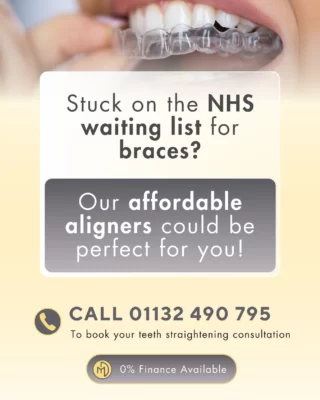 Stuck on the waiting list for braces? ⏳

Skip the wait and start your smile transformation today with clear aligners at Meliora Dental! 🦷✨

✔ Virtually invisible
✔ Comfortable & removable
✔ 0% finance available

Why wait years when you can get started now? Book your consultation today! 📲📍

#MelioraDental #ClearAligners #StraightTeeth #InvisalignAlternative #SmileMakeover #LeedsDentist #Finance #TeethStraightening